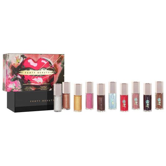 Fenty Beauty by Rihanna The Gloss Bomb Vault Full-Size Universal Lip Luminizer 10-Piece Set